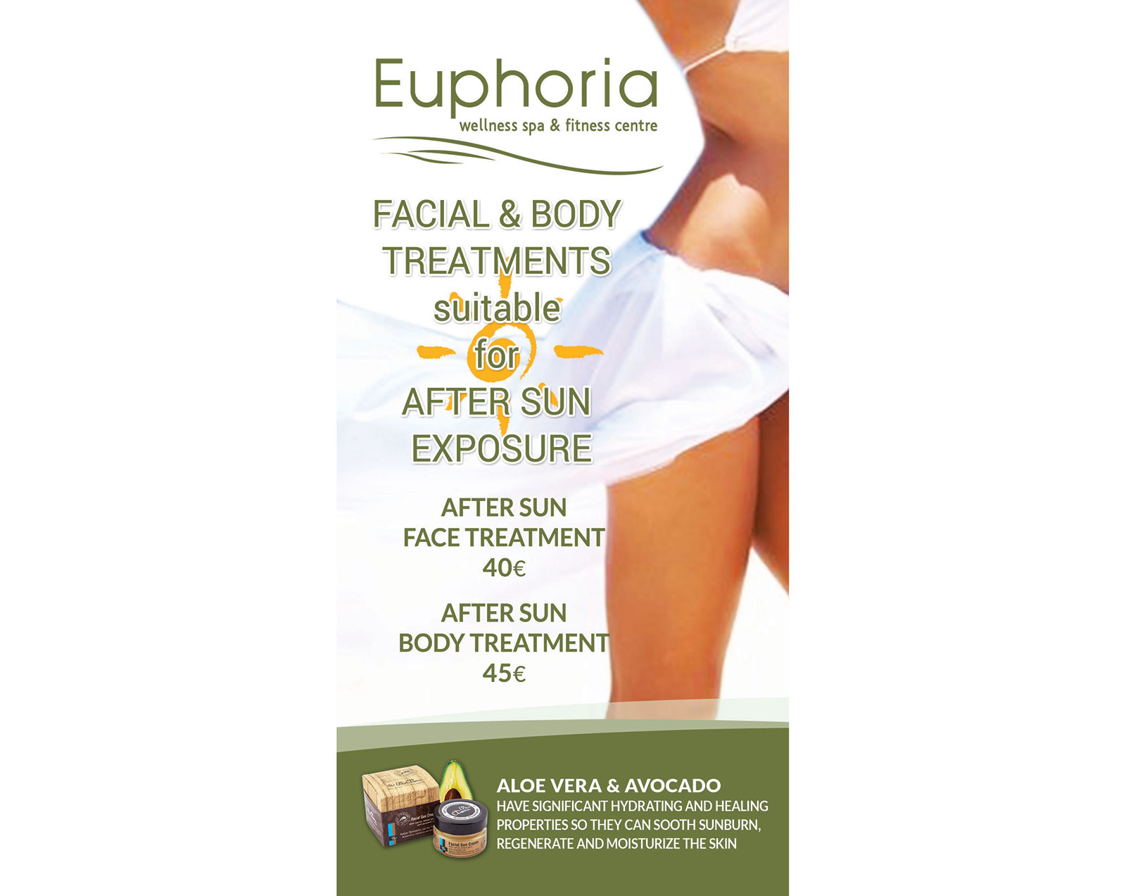 aftersuntreatment Euphoria Wellness Spa & Fitness Centre